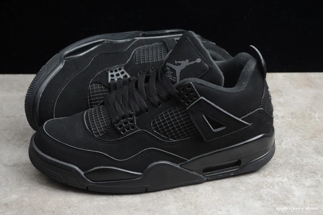 Cheap 4 Air CU1110-010 (2020) Cat Jordan Black 0730